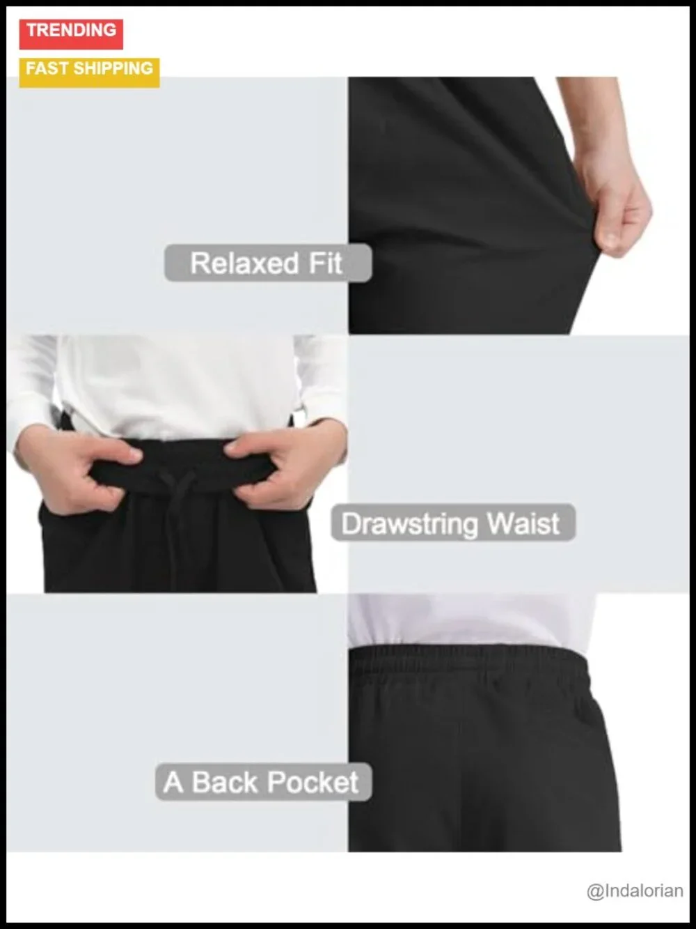 Boys' Stretch Chino Pants - Pull-On Elastic Waist School Uniform Pants
